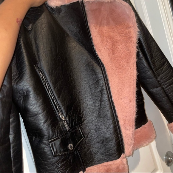 JouJou Leather Faux Fur Jacket - Picture 5 of 7